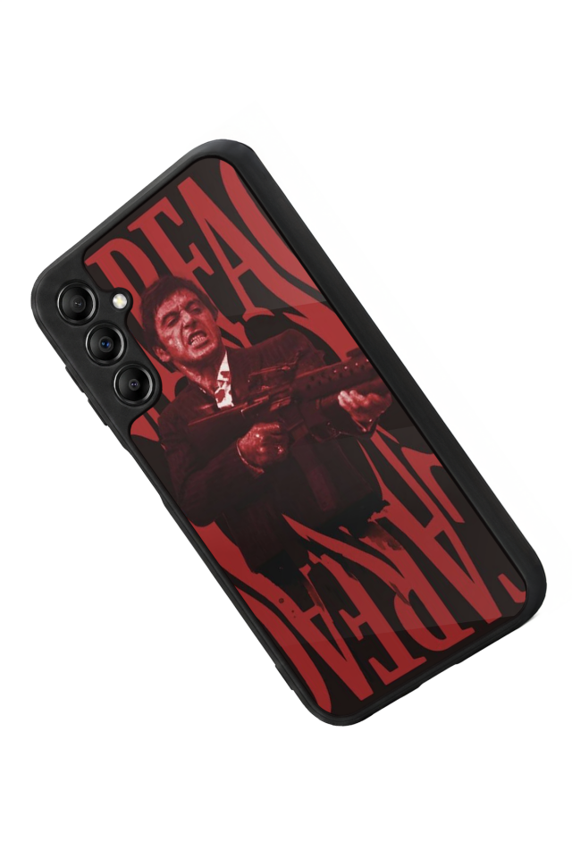 Samsung Galaxy A14 Uyumlu Scarface Tasarımlı Glossy Premium Kılıf