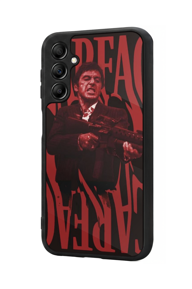 Samsung Galaxy A14 Uyumlu Scarface Tasarımlı Glossy Premium Kılıf