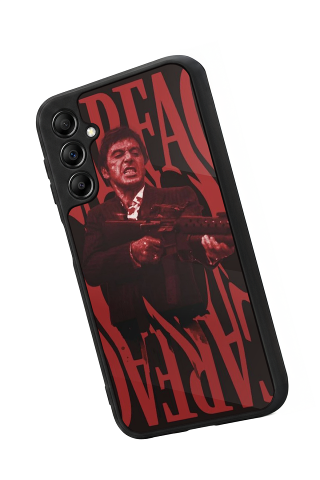 Samsung Galaxy A14 Uyumlu Scarface Tasarımlı Glossy Premium Kılıf