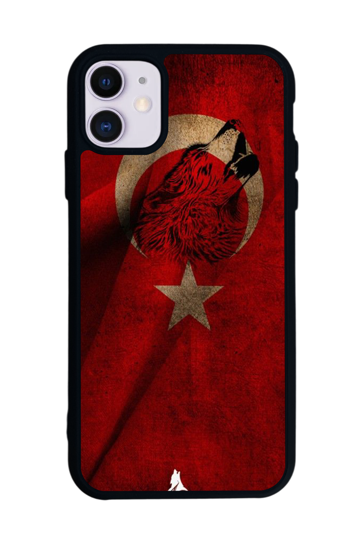 iPhone 11 Uyumlu Türk Bayragi Tasarımlı Glossy Premium Kılıf