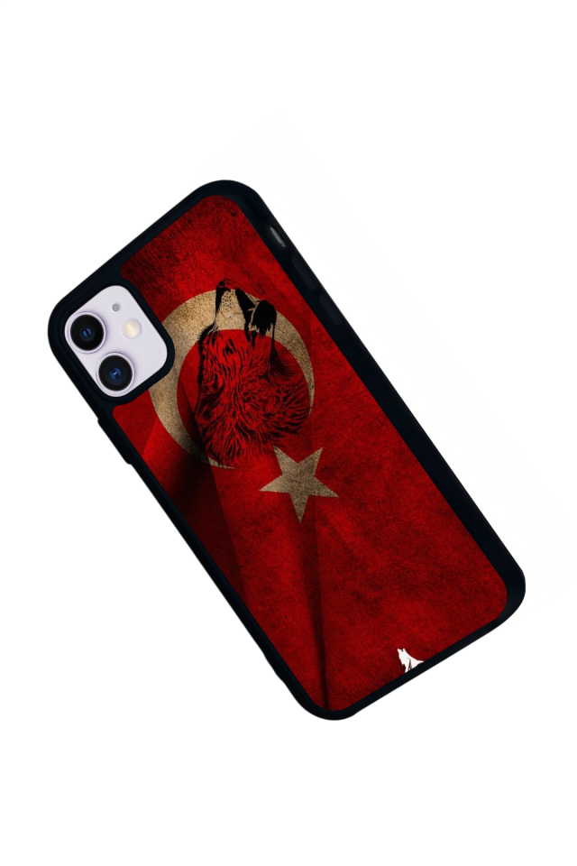 iPhone 11 Uyumlu Türk Bayragi Tasarımlı Glossy Premium Kılıf