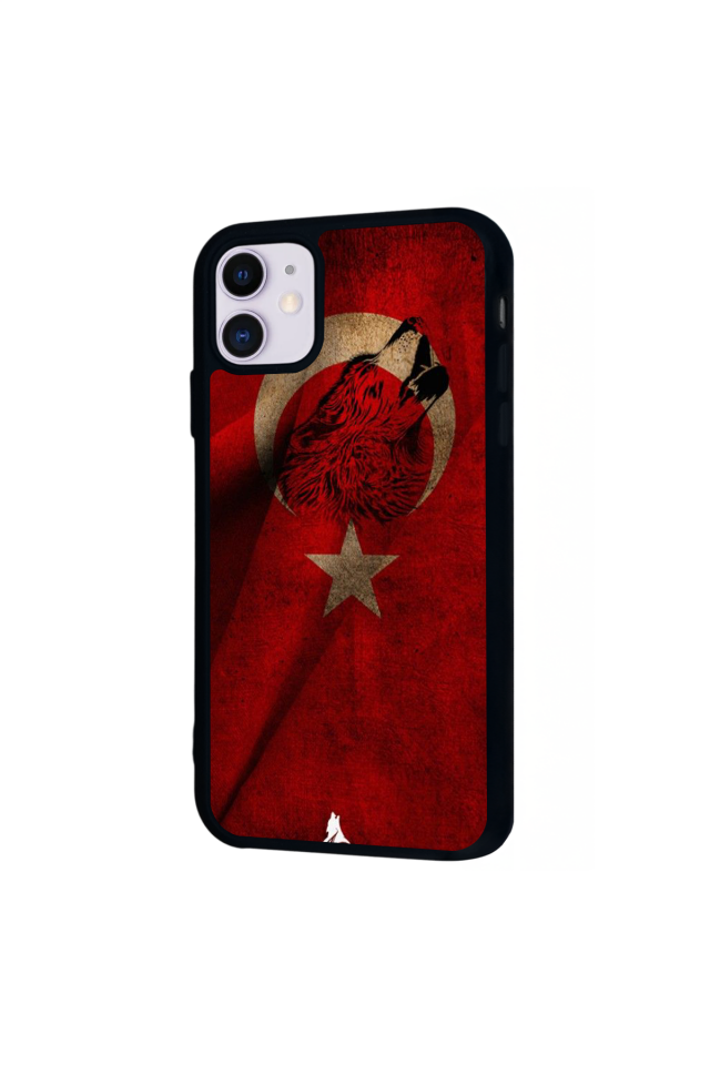 iPhone 11 Uyumlu Türk Bayragi Tasarımlı Glossy Premium Kılıf