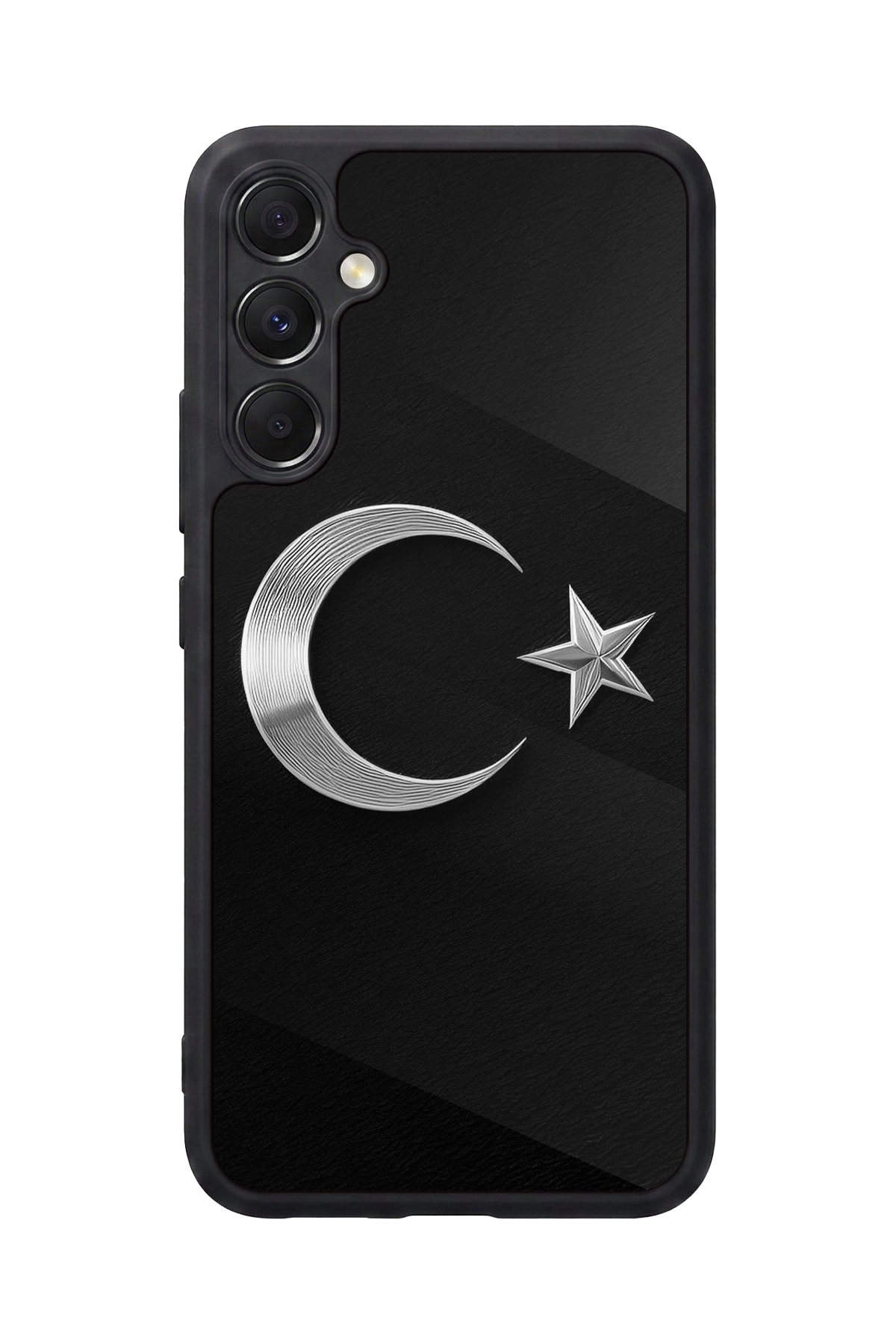 Samsung Galaxy M34 Uyumlu Türk Bayragi Tasarımlı Glossy Premium Kılıf