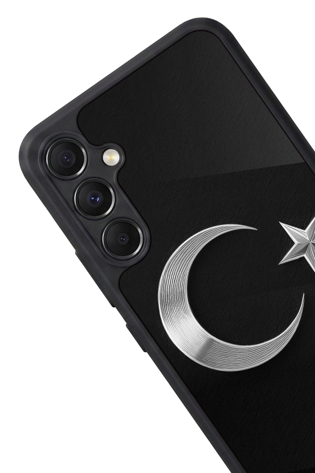 Samsung Galaxy M34 Uyumlu Türk Bayragi Tasarımlı Glossy Premium Kılıf