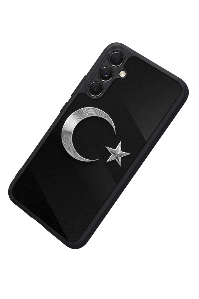Samsung Galaxy M34 Uyumlu Türk Bayragi Tasarımlı Glossy Premium Kılıf