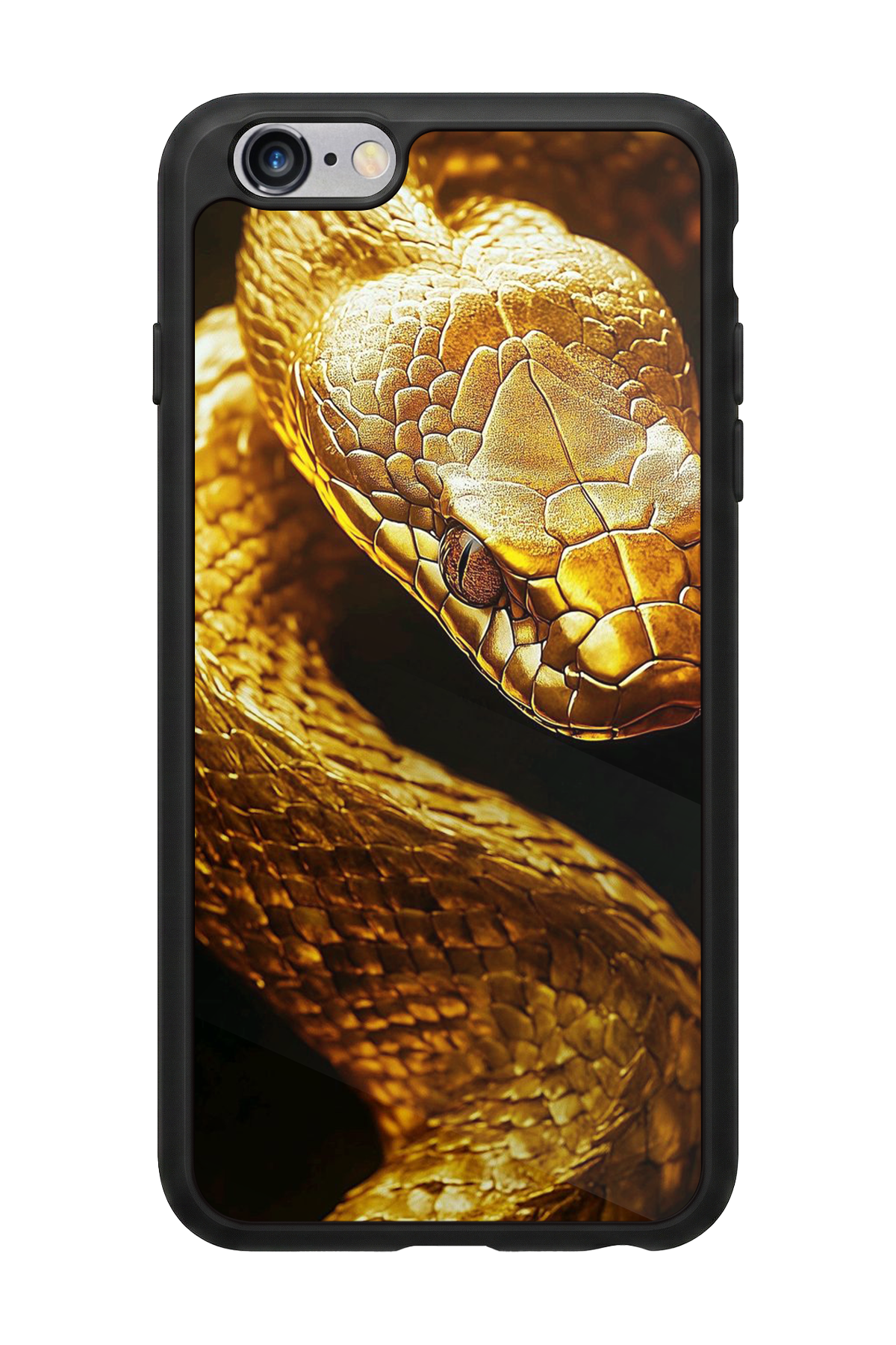 iPhone 6 Plus Uyumlu Yılan Tasarımlı Glossy Premium Kılıf