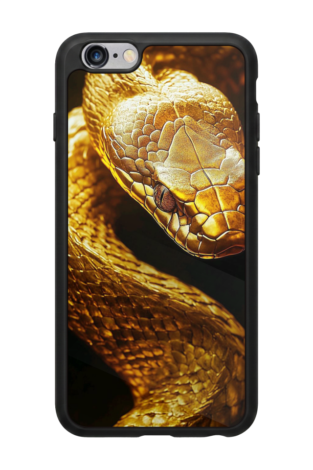 iPhone 6 Plus Uyumlu Yılan Tasarımlı Glossy Premium Kılıf