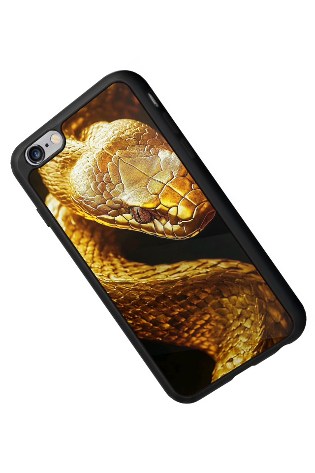 iPhone 6 Plus Uyumlu Yılan Tasarımlı Glossy Premium Kılıf