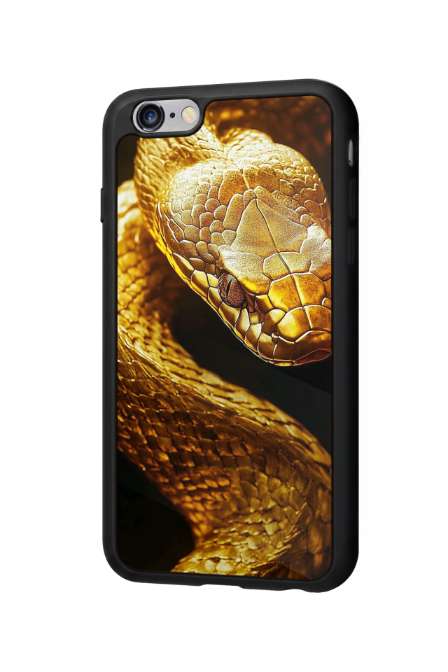 iPhone 6 Plus Uyumlu Yılan Tasarımlı Glossy Premium Kılıf