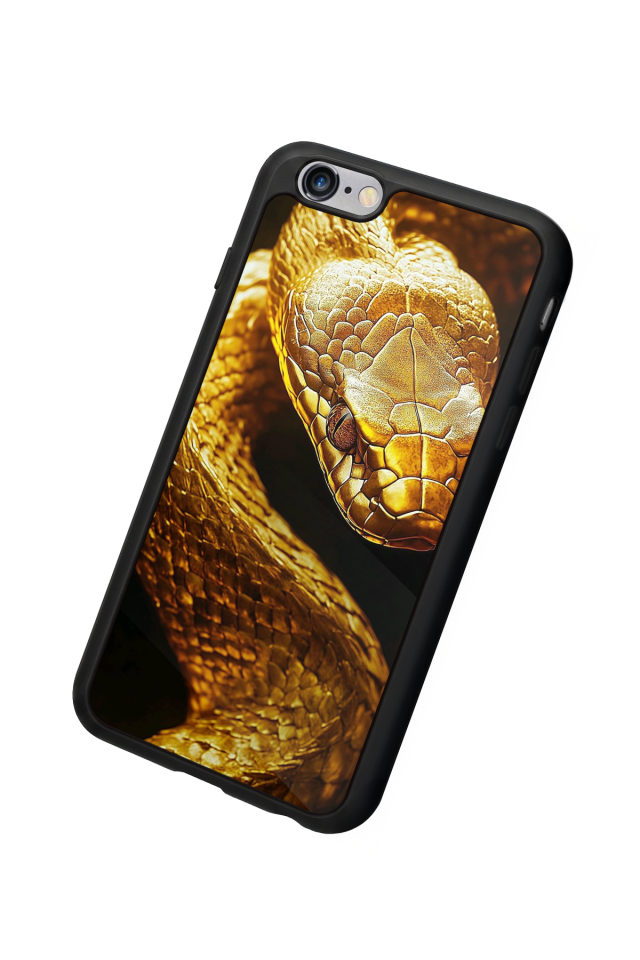 iPhone 6 Plus Uyumlu Yılan Tasarımlı Glossy Premium Kılıf
