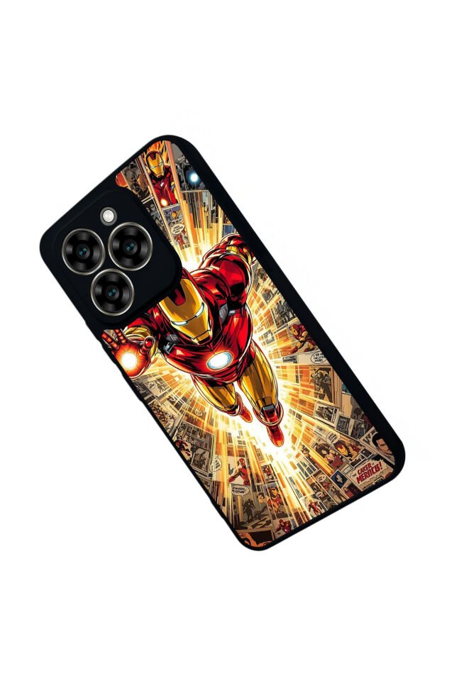 Reeder S919 Uyumlu Iron Man ( Demir Adam ) Tasarımlı Glossy Premium Kılıf