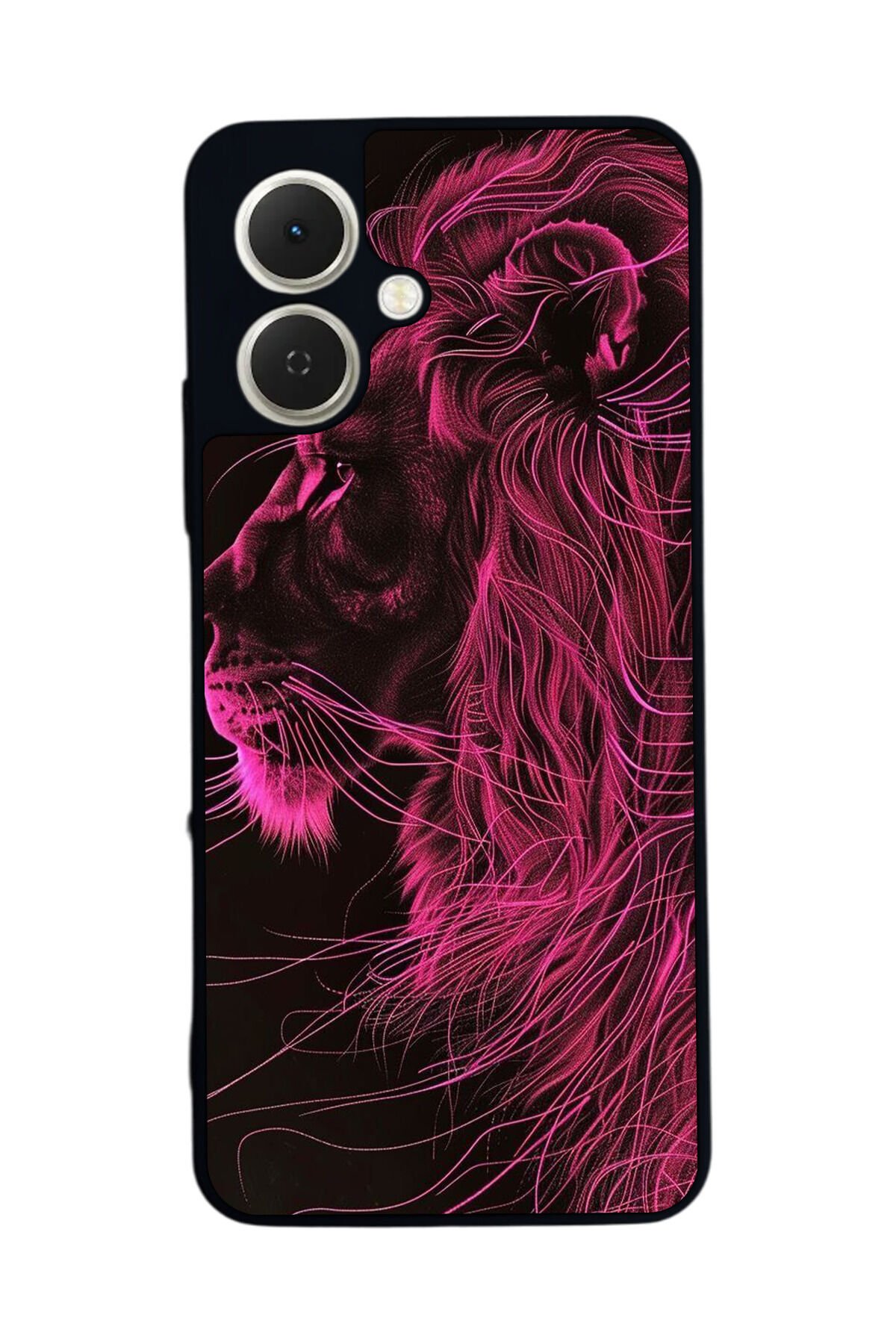 Tecno Spark GO 2 Uyumlu Aslan Tasarımlı Glossy Premium Kılıf