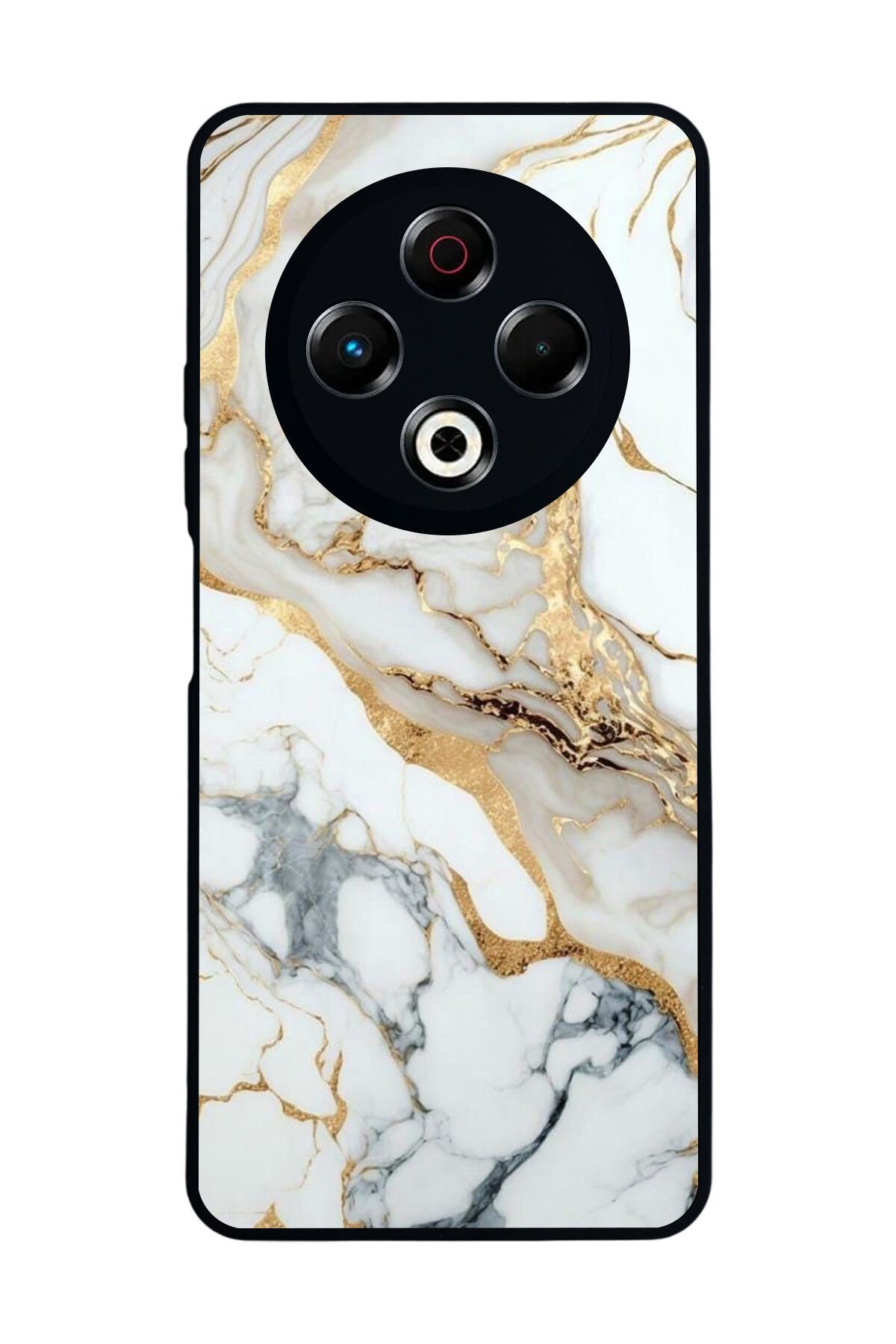 Tecno Spark 30 Uyumlu Mermer Marble Tasarımlı Glossy Premium Kılıf