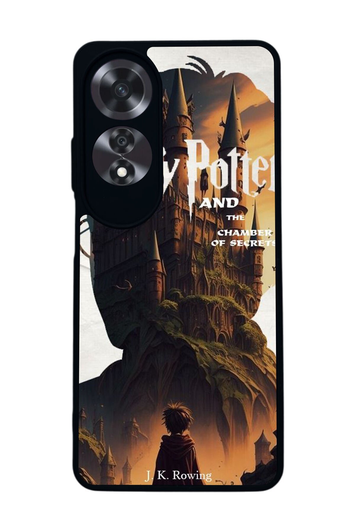 Oppo A60 Mat Siyah uyumlu Kılıf – Yumuşak Silikon, Koruyucu, Şok Emici Kapak