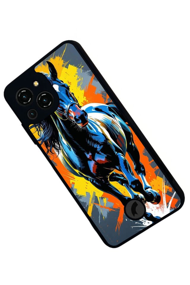 Reeder S23 Pro Max Uyumlu At Horse Tasarımlı Glossy Premium Kılıf