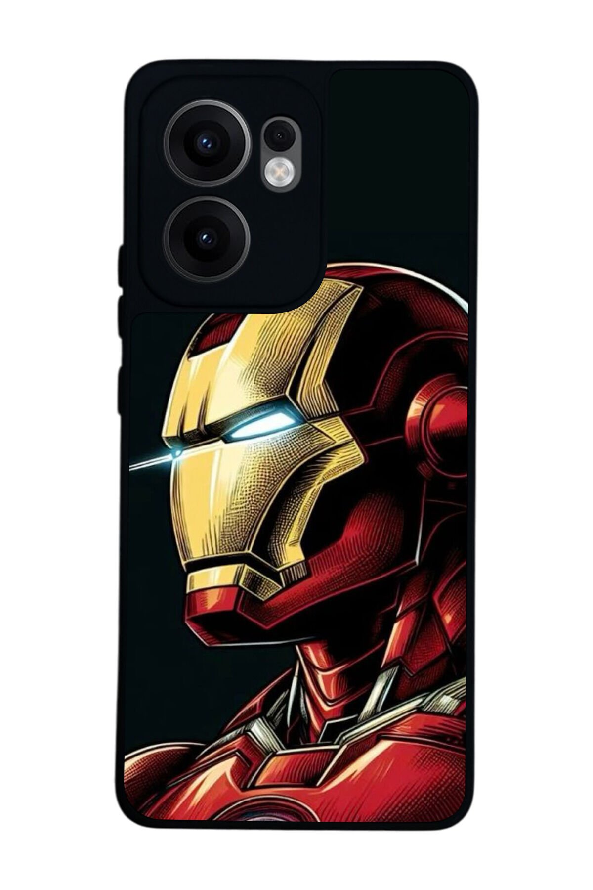 Oppo Reno 13F Uyumlu Iron Man ( Demir Adam ) Tasarımlı Glossy Premium Kılıf