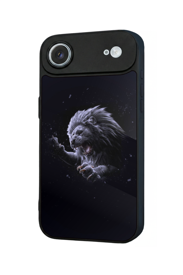 iPhone 17 Air Uyumlu Aslan Tasarımlı Glossy Premium Kılıf