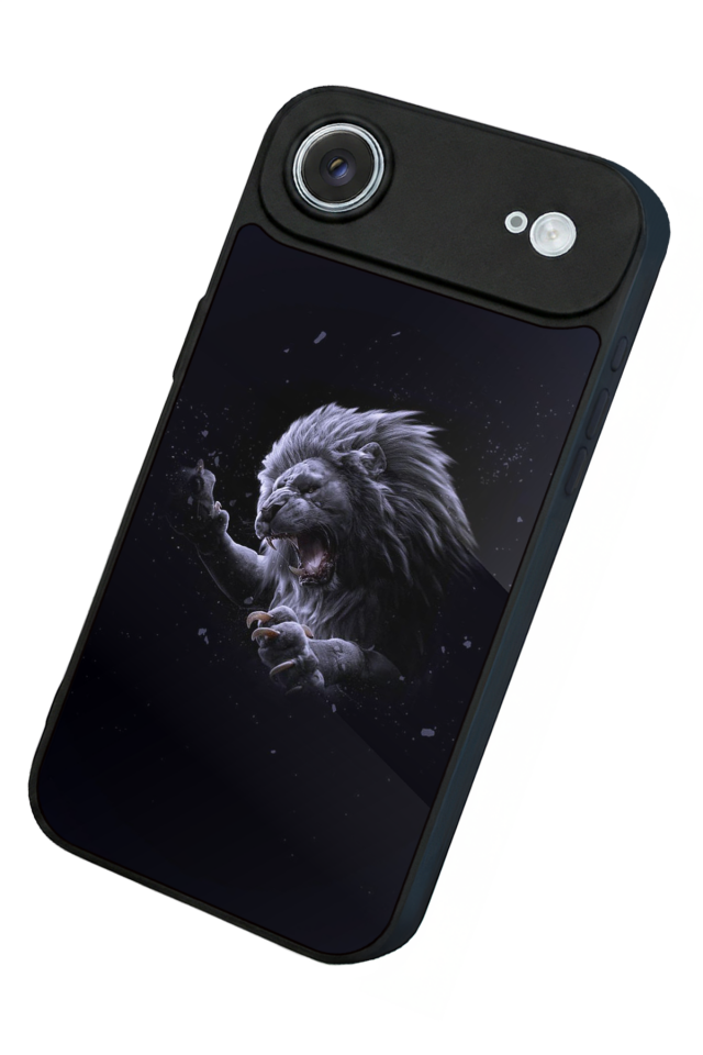 iPhone 17 Air Uyumlu Aslan Tasarımlı Glossy Premium Kılıf