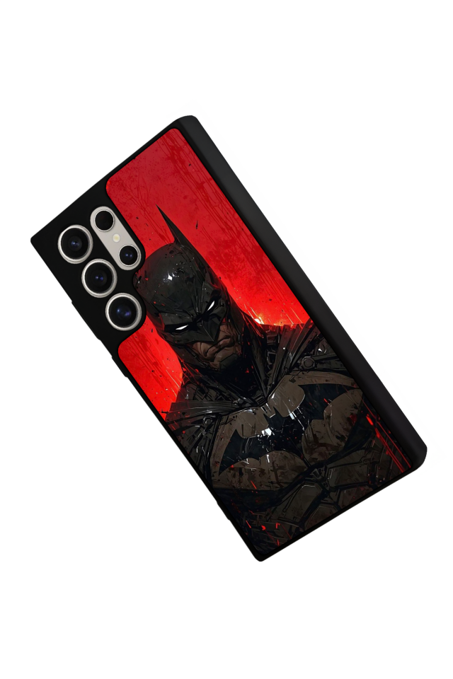 Samsung Galaxy S22 Ultra Uyumlu Batman Tasarımlı Glossy Premium Kılıf