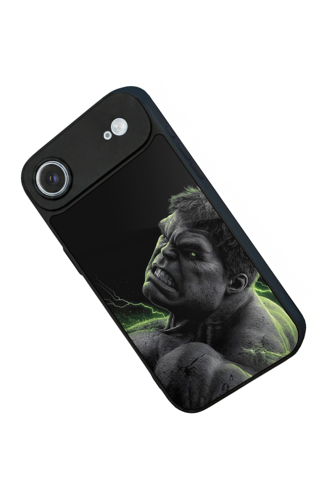 iPhone 17 Air Uyumlu Hulk Tasarımlı Glossy Premium Kılıf
