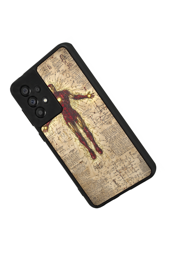 Samsung Galaxy A73 Uyumlu  Iron Man ( Demir Adam ) Tasarımlı Glossy Premium Kılıf