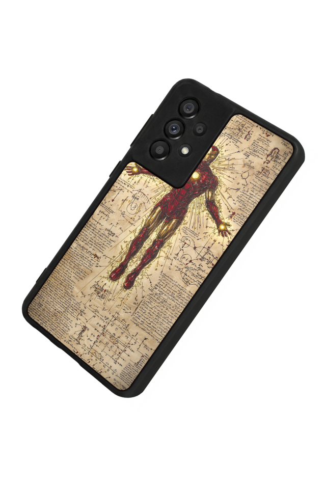 Samsung Galaxy A73 Uyumlu  Iron Man ( Demir Adam ) Tasarımlı Glossy Premium Kılıf