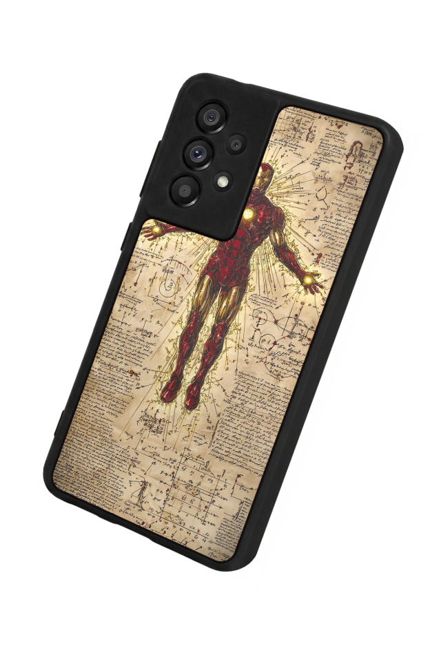 Samsung Galaxy A73 Uyumlu  Iron Man ( Demir Adam ) Tasarımlı Glossy Premium Kılıf