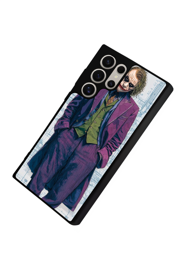 Samsung Galaxy S24 Ultra Uyumlu Joker Tasarımlı Glossy Premium Kılıf