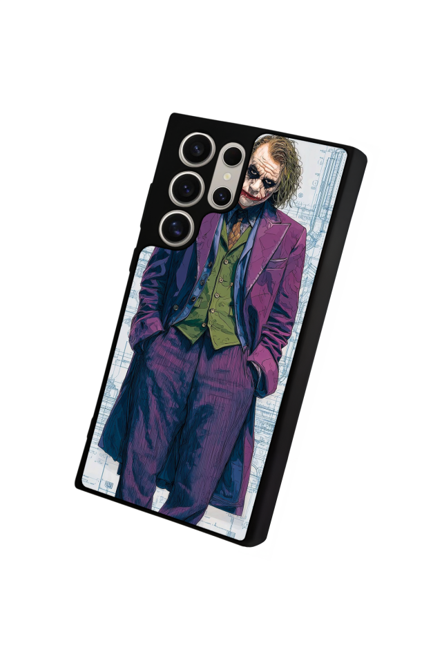 Samsung Galaxy S24 Ultra Uyumlu Joker Tasarımlı Glossy Premium Kılıf
