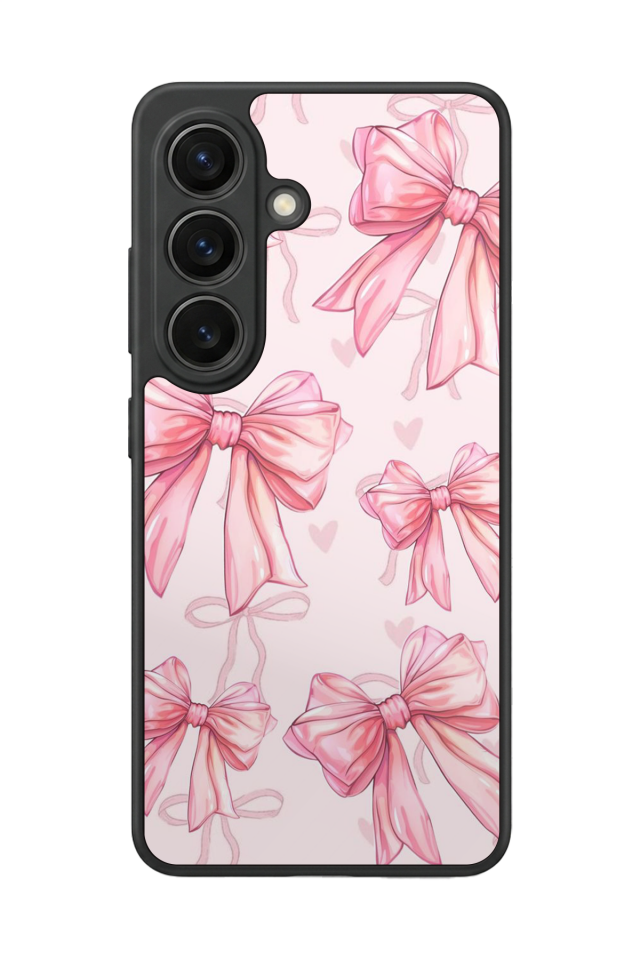 Samsung Galaxy S26 Uyumlu Kurdele Tasarımlı Glossy Premium Kılıf