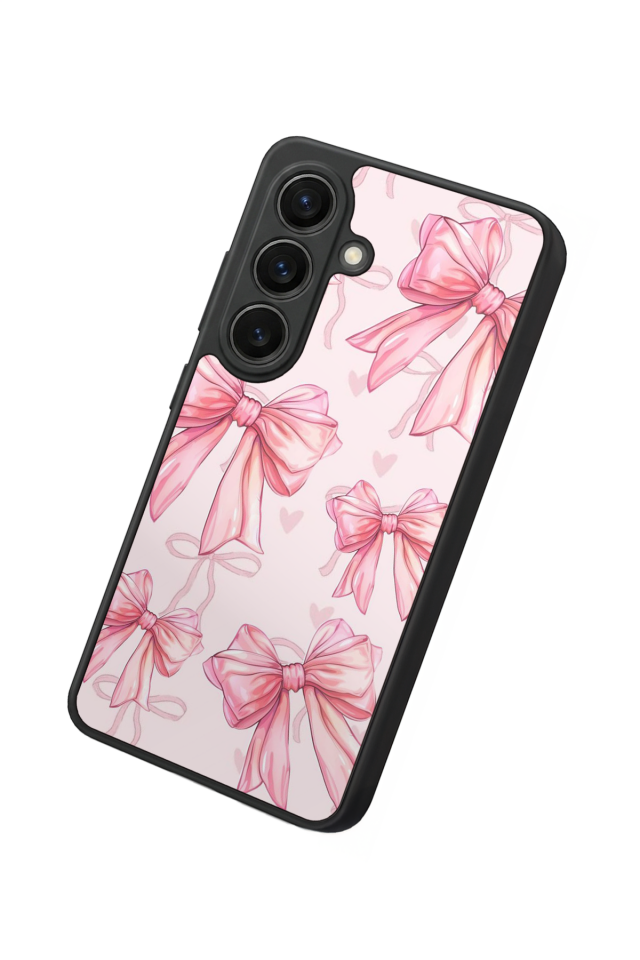 Samsung Galaxy S26 Uyumlu Kurdele Tasarımlı Glossy Premium Kılıf