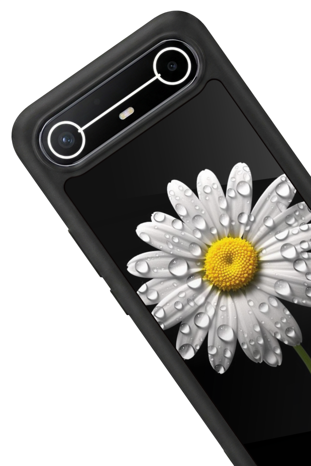 Tecno Spark Slim 5G Uyumlu Papatya Tasarımlı Glossy Premium Kılıf