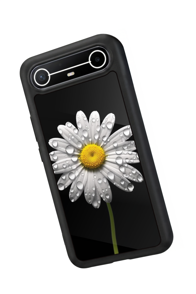 Tecno Spark Slim 5G Uyumlu Papatya Tasarımlı Glossy Premium Kılıf