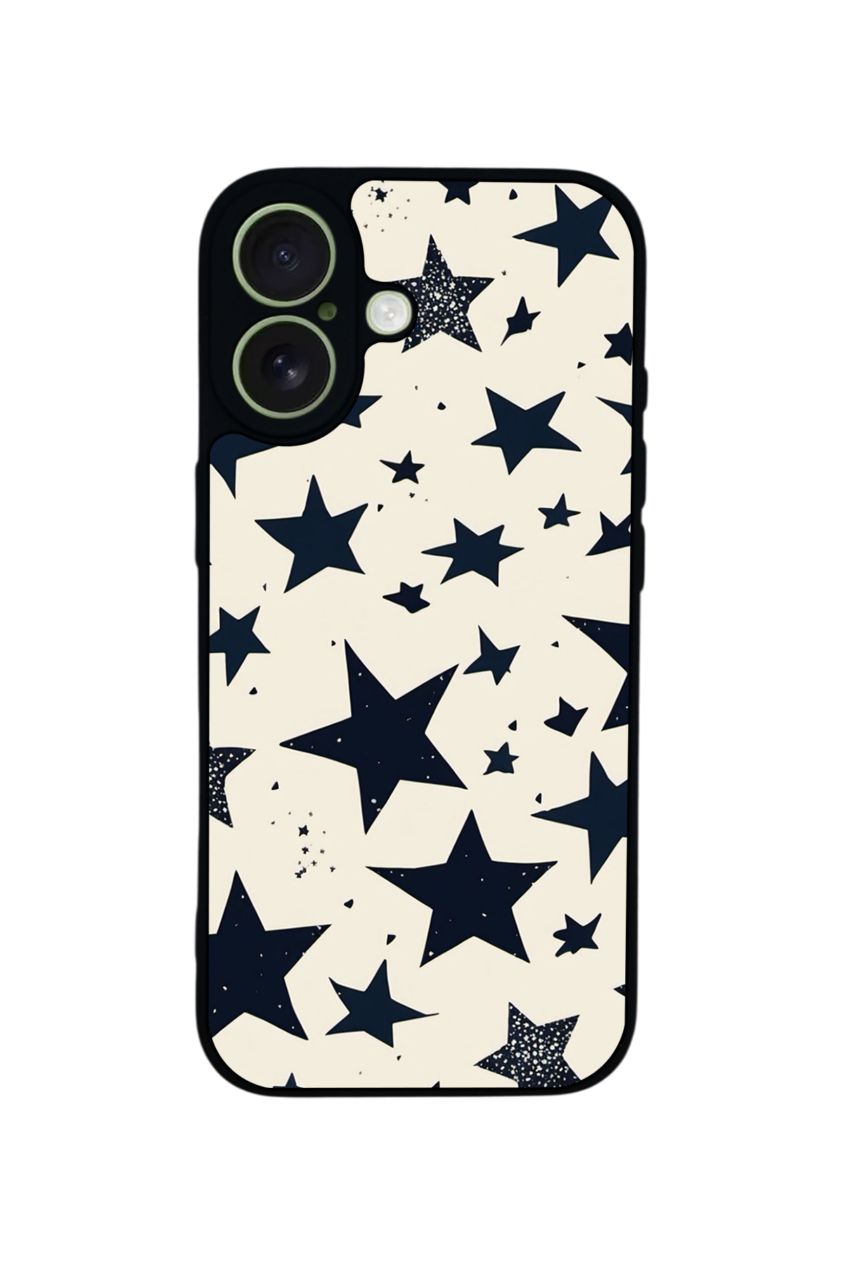 iPhone 17 Uyumlu Retro Yildizlar Tasarımlı Glossy Premium Kılıf