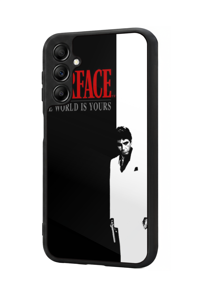 Samsung Galaxy A14 Uyumlu Scarface Tasarımlı Glossy Premium Kılıf