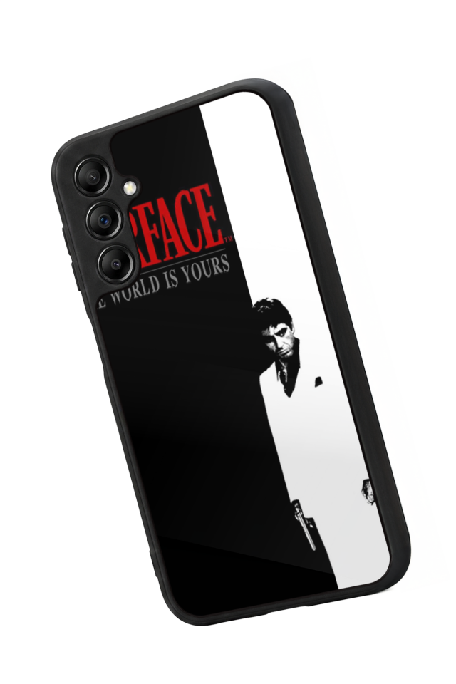 Samsung Galaxy A14 Uyumlu Scarface Tasarımlı Glossy Premium Kılıf