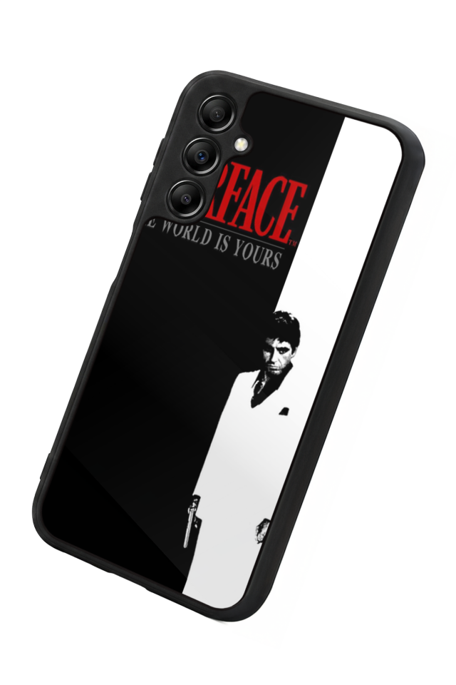 Samsung Galaxy A14 Uyumlu Scarface Tasarımlı Glossy Premium Kılıf
