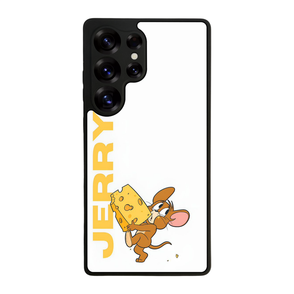 Samsung Galaxy S25 Ultra Uyumlu Tom And Jerry Tasarımlı Glossy Premium Kılıf