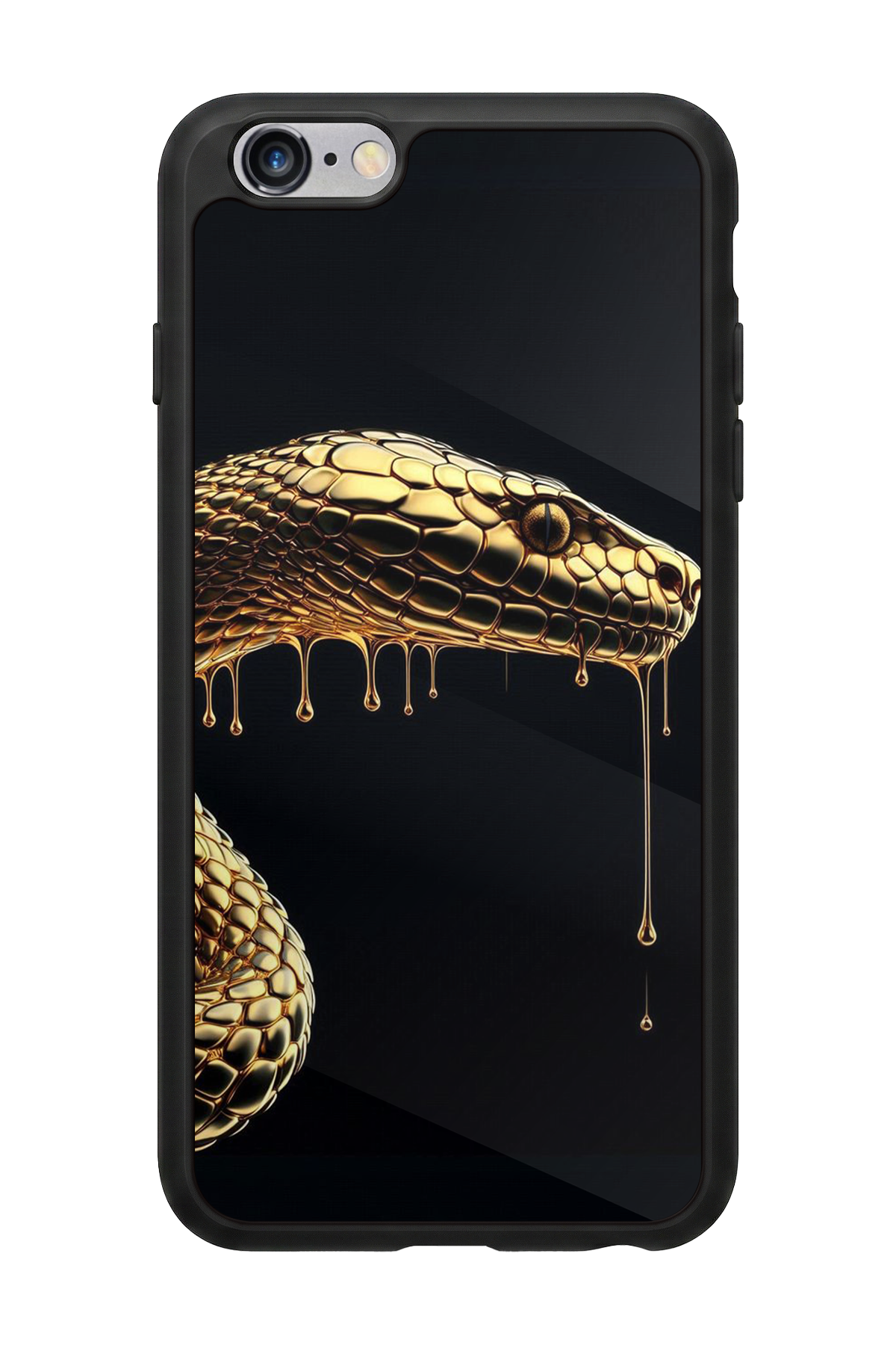 iPhone 6 Plus Uyumlu Yılan Tasarımlı Glossy Premium Kılıf
