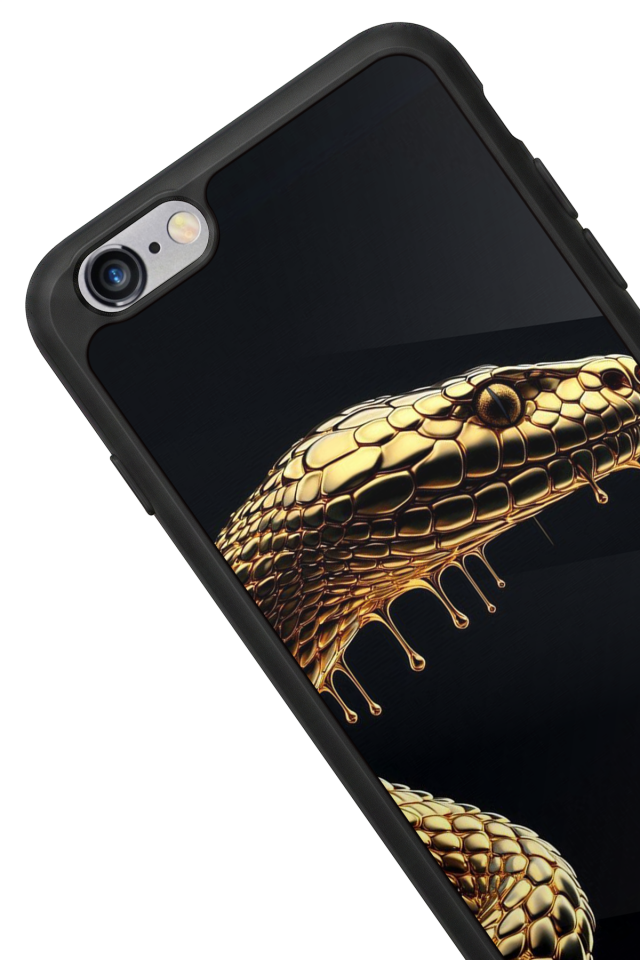 iPhone 6 Plus Uyumlu Yılan Tasarımlı Glossy Premium Kılıf
