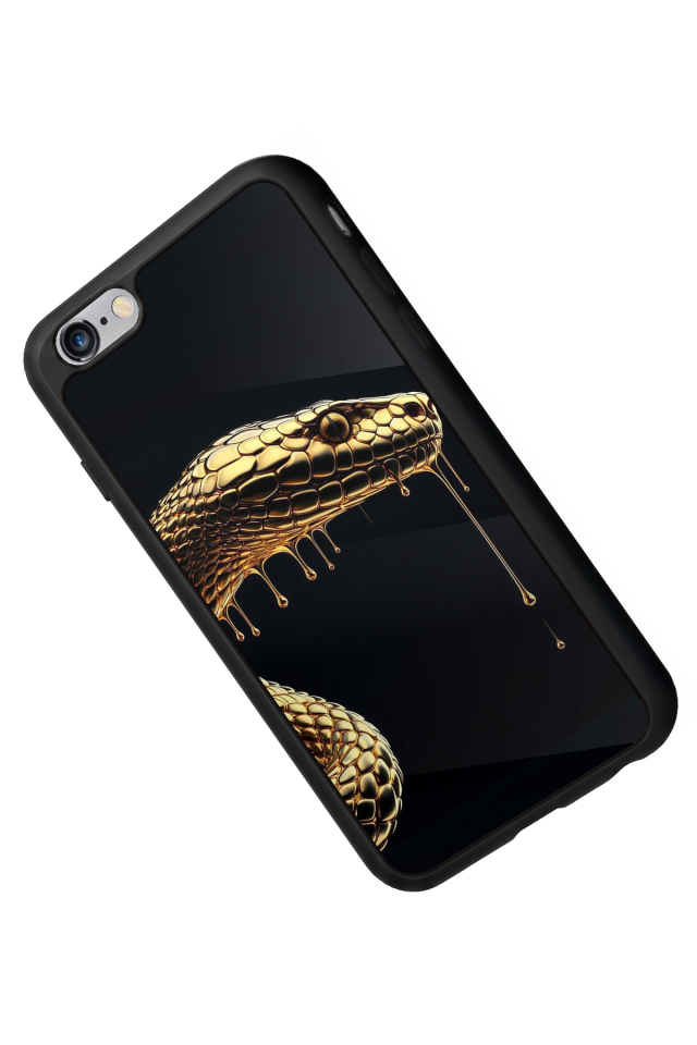 iPhone 6 Plus Uyumlu Yılan Tasarımlı Glossy Premium Kılıf