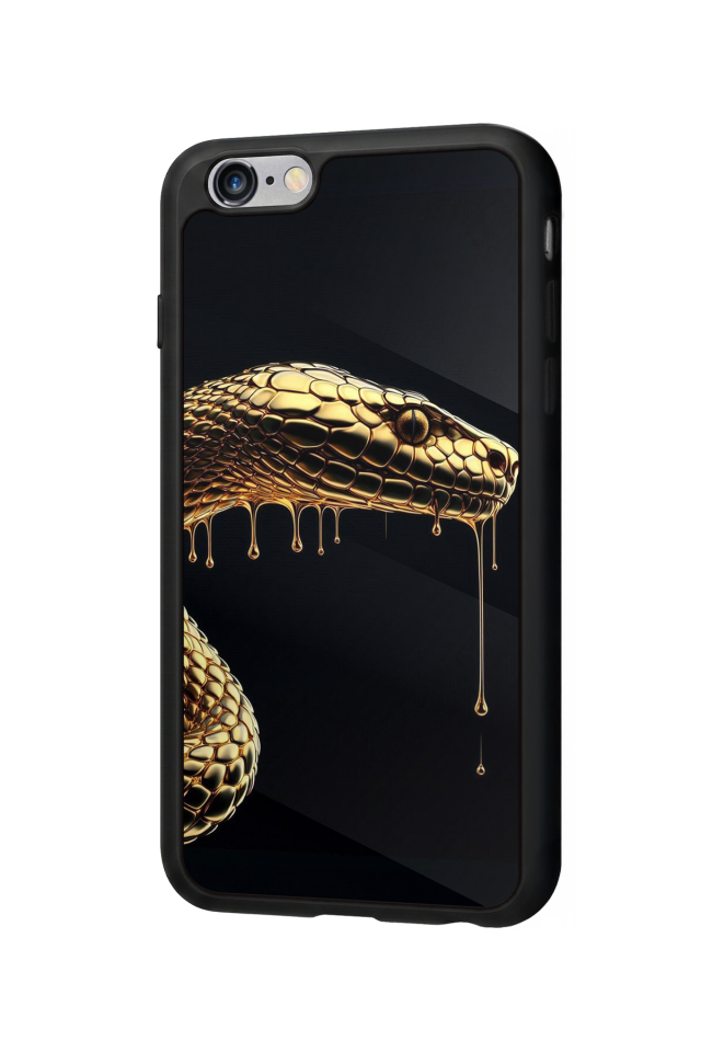 iPhone 6 Plus Uyumlu Yılan Tasarımlı Glossy Premium Kılıf