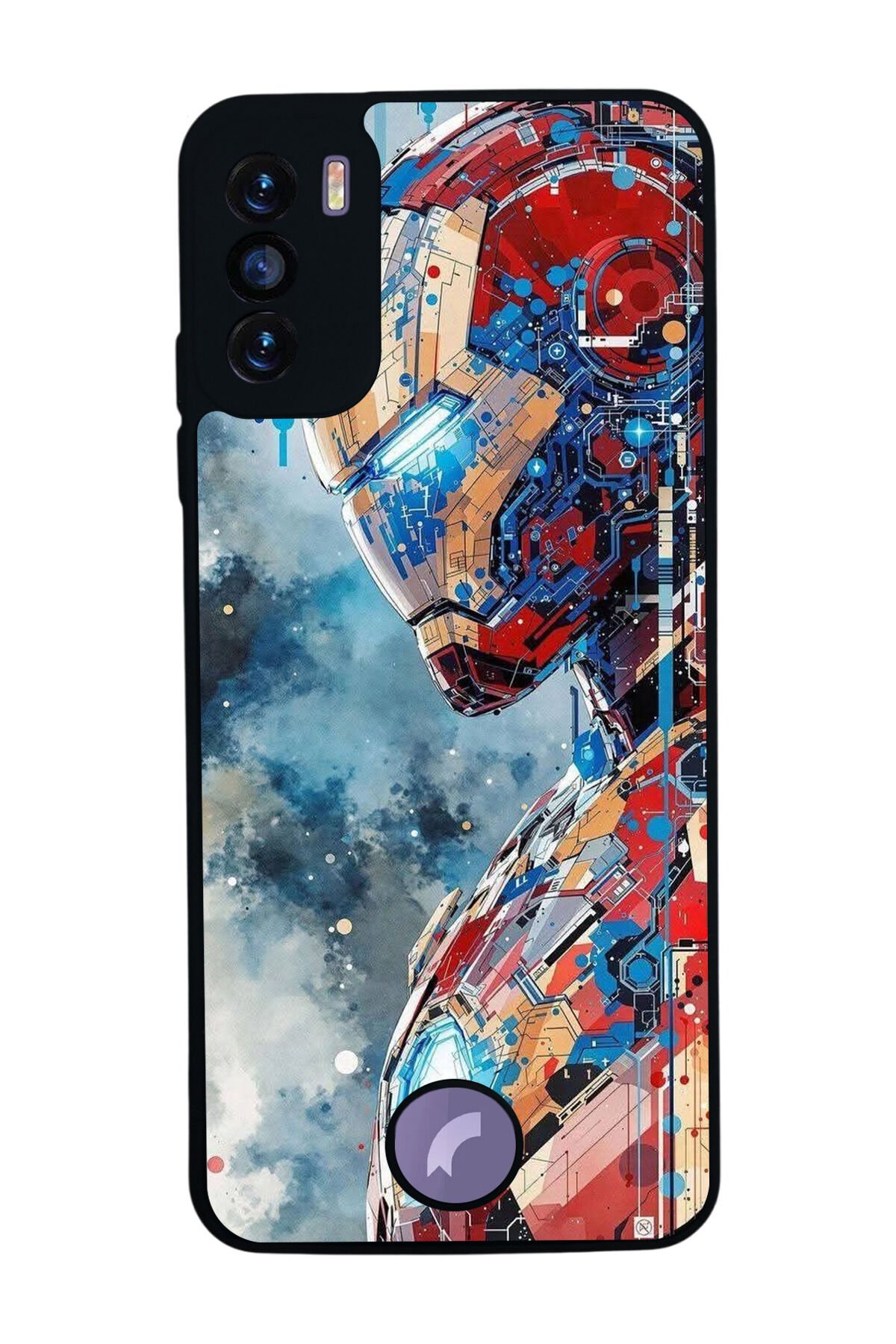 Reeder S19 Max Pro S Uyumlu Iron Man ( Demir Adam ) Tasarımlı Glossy Premium Kılıf