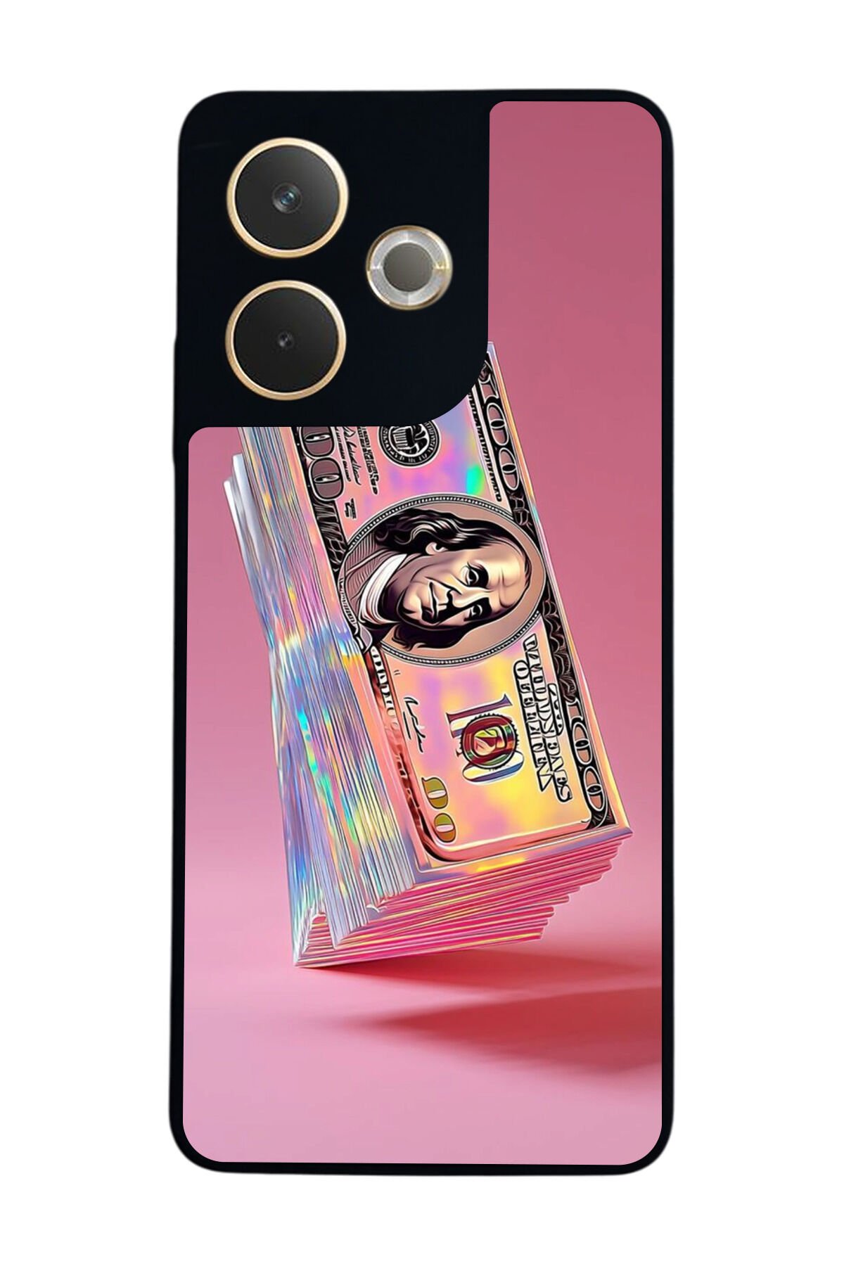 Oppo A5 Pro Uyumlu Money Para Tasarımlı Glossy Premium Kılıf