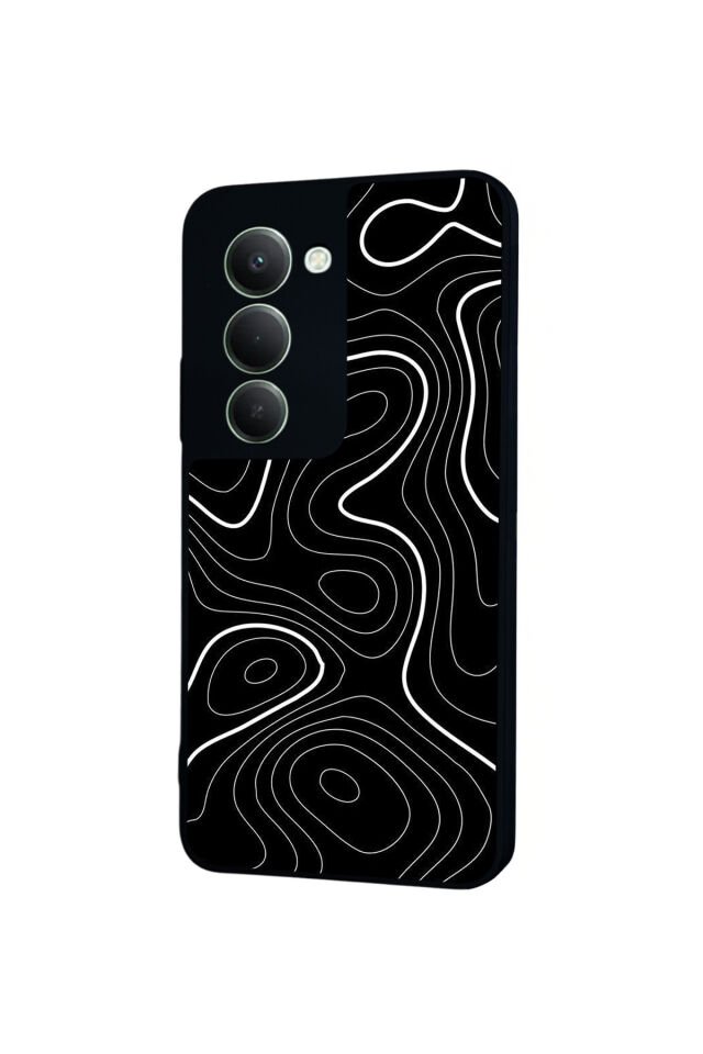 Xiaomi Redmi 15 5G Uyumlu Çizgi Sanatı Tasarımlı Glossy Premium Kılıf