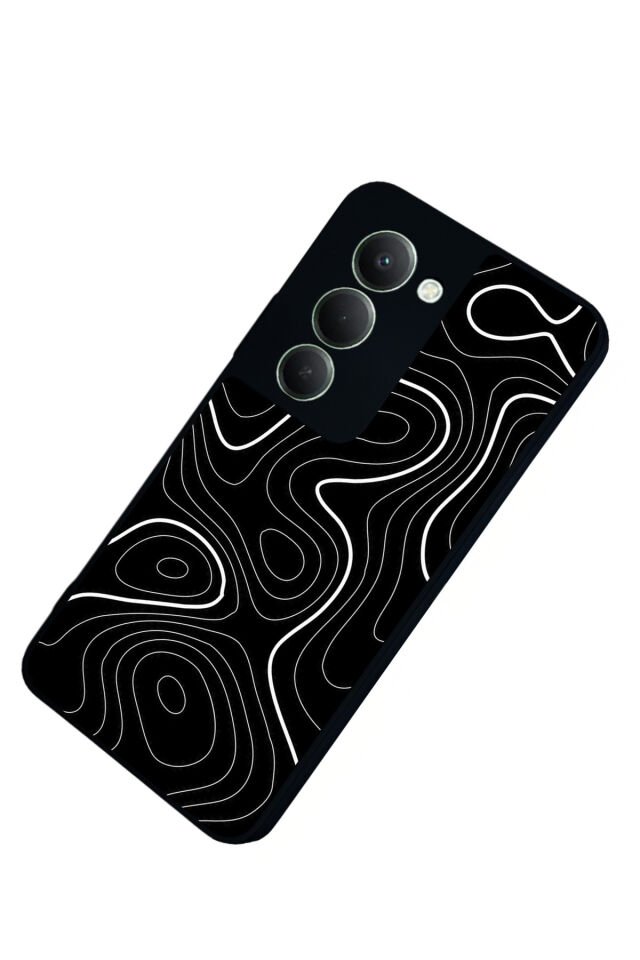 Xiaomi Redmi 15 5G Uyumlu Çizgi Sanatı Tasarımlı Glossy Premium Kılıf