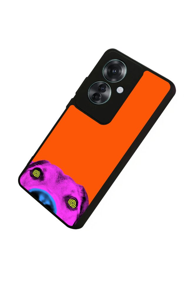 Oppo Reno 11F Uyumlu Kirmizi Tasarımlı Glossy Premium Kılıf