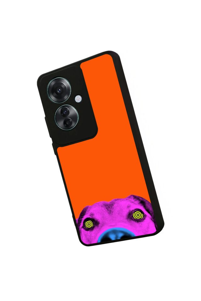 Oppo Reno 11F Uyumlu Kirmizi Tasarımlı Glossy Premium Kılıf