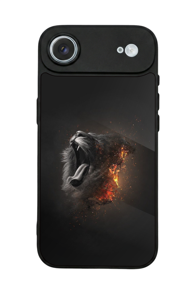 iPhone 17 Air Uyumlu Aslan Tasarımlı Glossy Premium Kılıf