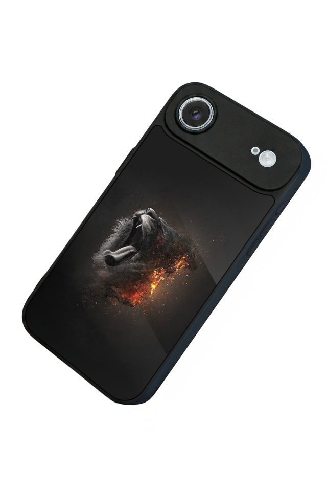iPhone 17 Air Uyumlu Aslan Tasarımlı Glossy Premium Kılıf
